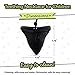 Mommy's Touch Shark Tooth Silicone Teething Necklaces - Sensory Chew Toys for Special Needs Kids & Aggressive Chewers - Soothing, Calming Teethers for Toddlers - Black