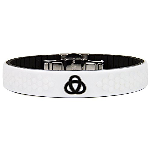 Infinity Pro Magnacore - Magnetic & Ionic Silicone Bracelet - 20,000 Gauss Neodymium Strong Magnets - Tourmaline 4000 Ions Adjustable Best Wristband For Men & Women - Top UK Brand (Stealth White) Infinity Pro Magnacore - Magnetic & Ionic Silicone Bracelet - 20,000 Gauss Neodymium Strong Magnets - Tourmaline 4000 Ions Adjustable Best Wristband For Men & Women - Top UK Brand (Stealth White)
