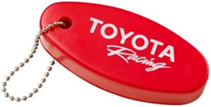 Officially Licensed Toyota Racing Red Floating Foam Key Chain Key Ring Keychain