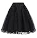 Belle Poque Vintage Women's 50s Tutu Skirt Petticoat 3 Layers (Multi Colored)