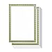 Blank Certificate Award Paper with Green Gold Border (8.5 x 11 in, 50 Sheets)