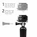 MiPremium Waterproof Floating Hand Grip compatible with GoPro Cameras Hero 12 11 10 9 8 7 6 5 4 3 Session Black Silver Handler Plus Handle Mount Accessories for Water Sport and Action Cameras (Yellow)