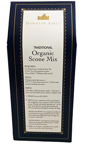 GARVEY’S DOWNTON ABBEY BEST OF BRITISH TRADITIONAL ORGANIC SCONE MIX, 9 OUNCE (PACK OF 1)