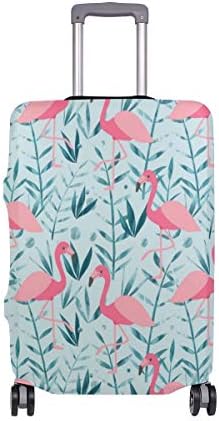 Flamingo Fever Travel Luggage Cover - Suitcase Protector HLive Spandex Dust Proof Covers with Zipper, Fits 18-32 inch
