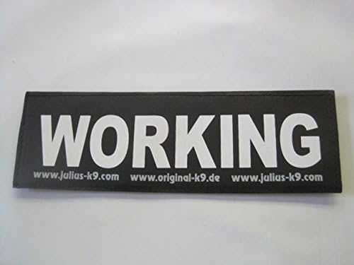 WORKING (Small) Package of 2 Julius-K9 Labels for Harnesses