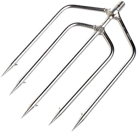 Elat Park Stainless Steel Prong Harpoon Fish Fork Fishing Ice Breaker AccessoryTackleTool