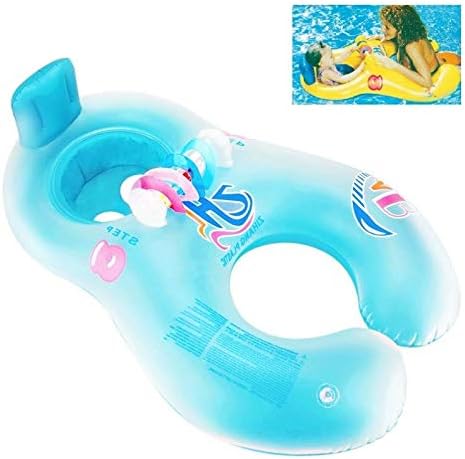 Mother and Baby Inflatable Swimming Float Safety Double Person Swimming Ring Pool Toys