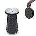 2021 Upgraded Folding Stool Lightweight Yet More Sturdy with Load Capacity , Retractable Collapsible Telescopic Camping Seat for Adults, Lightweight Sturdy Adjustable Stools for Travel,Garden,Fishing