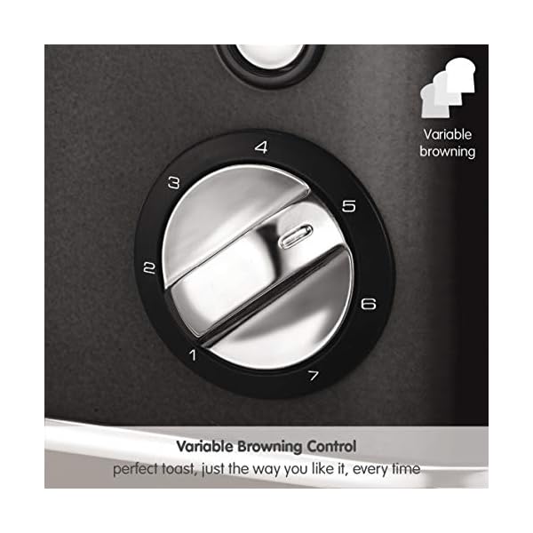 Morphy-Richards-Evoke-2-Slice-Toaster-224405-Black-Two-Slice-Toaster-Stainless-Steel-Black-Toaster Morphy Richards 224405 Evoke 2 Slice Toaster with 7 Variable Browning Settings, Removable Crumb Tray, Reheat, Frozen and…