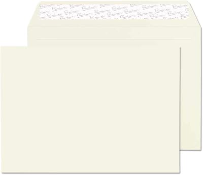 Blake Peel & Seal Wallet Envelopes 162 x 229 mm 120 gsm Oyster Pack 50