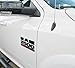 (2) Glossy Black Finish Side Door 3D Letters/Emblem For Dodge RAM 2500 Heavy Duty