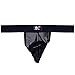 WANGJIANG Men's Breathable Mesh Stretch Bikini Briefs Medium Black