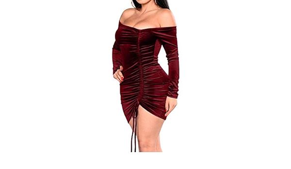 Vestidos Cortos De Mujer Sexys Pegados Al Cuerpo Color Vino Ropa De Moda  para Fiesta y Noche Elegante Casuales Rojos VE0080, Rojo, M :  Amazon.com.mx: Ropa, Zapatos y Accesorios
