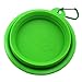 Alfie Pet - Rosh Pet Expandable/Collapsible Travel Bowl with Carabineer for Leash - Size: 1.5 Cups, Color: Green
