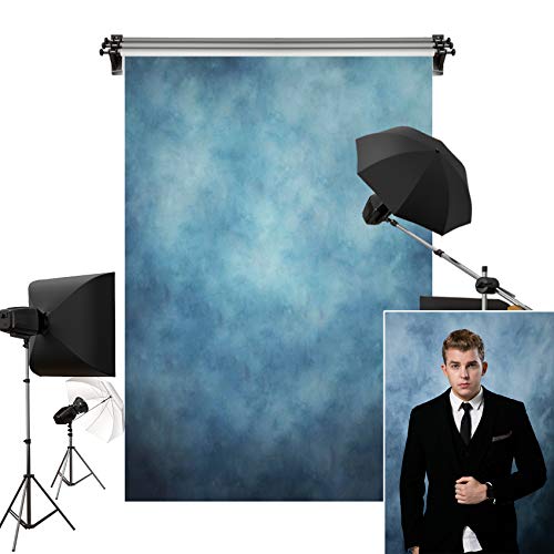 Kate 5x7ft 1 5m W X2 2m H Blue Headshot Background Blue Texture Portrait Photography Microfiber Backdrop Photo Studio Props Pricepulse