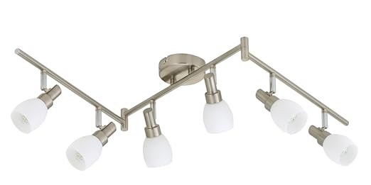Prisma Leuchten 'Plain' 2797-062 LED Deckenleuchte, 6x 3W, Deckenstrahler, Gelenksystem