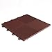Deck and Patio Flooring Tile (Set of 30) Color: Brown