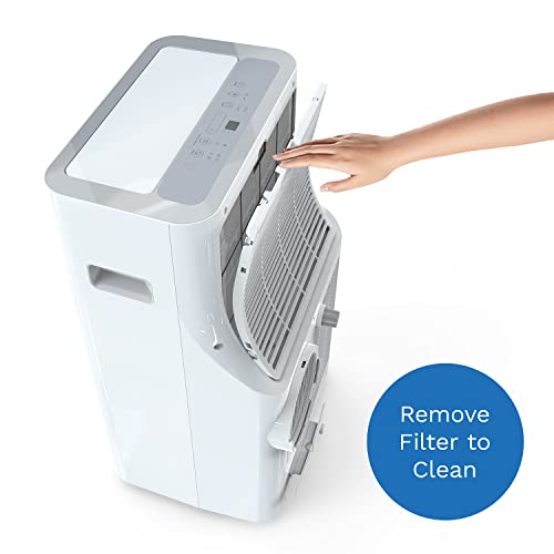 hOmelabs 8,600 BTU Portable Air Conditioner Quiet AC Unit Cools Rooms