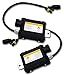 Zone Tech Xenon Ballast Bulb Conversion Replacement - 2-Pack 35W 6000K HID Ballast Bulb Conversion Replacement H1 H3 H7 H8