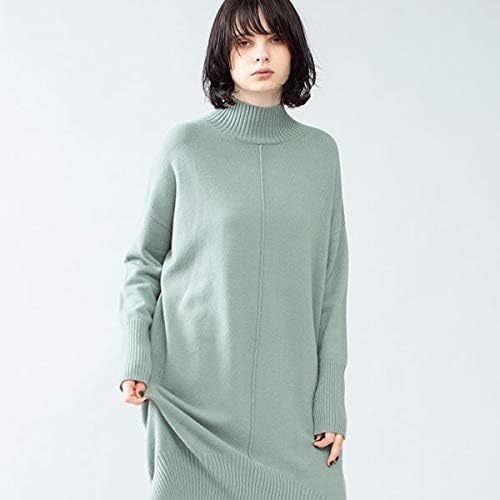Amazon オズモーシス ハイネックプルオーバー 308blue Green One セーター 通販