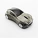 CHUYI Cool Sports 3D Car Shaped Wireless Optical Mouse 1600DPI 3 Button Ergonomic Office Mice with USB Receiver for Travel Business School Gift (Grey)