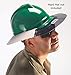 MSA 697290 V-Gard Sun Shield - Standard V-Gard Cap Attachment, Polyurethane Brim Extender, Smoke-Tinted Lexan, Added Sun & Heat Protection, Reusable & Replaceable Hard Hat Accessory