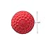Sunmid 100 Rounds Nerf Rival Compatible Balls - Bulk Foam Bullet Ball Replacement Refill Pack for Apollo, Zeus Compatible Toy Balls for Nerf Bullets Dart Rival Zeus Apollo Blaster (100 Rounds, Red)