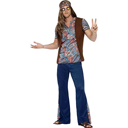 Smiffy's Men's 1960's Orian the Hippie Costume