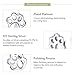 BISAER Paw Ear Crawler 925 Sterling Silver Stud Ear Climber, Cute Cuff Hook Earrings Hypoallergenic Earrings for Women Teen Girls Birthday Christmas Day Gifts