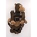 Berhapy 2 in 1 Monkey Toddler Safety Harness Backpack Children's Walking Leash Strap (Pearl Monkey)