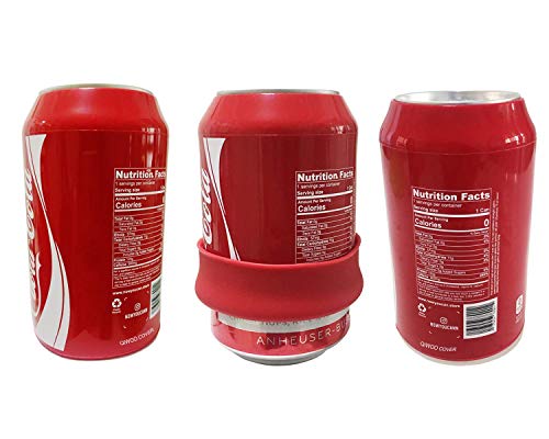 Botterwinner Beer Can Covers, 2 Packs of Silicone Beer Can Sleeves Hide a Beer That Look Like Soda