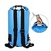 20L Waterproof Dry Bag, OXA Roll Top Closure Dry Sack with Dual Shoulder Strap, Durable Lightweight Premium Waterproof Dry Sack Bags for Kayaking Boating Rafting Swimming Fishing Snowboarding Blue