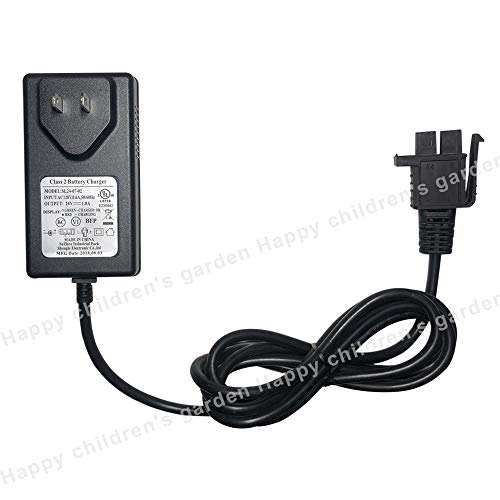 24 Volt Charger B for Kid Ride On Car 24V Battery Charger for Grave Digger Monster Truck & Yamaha 24V Grizzly Riding Toy Powered
