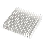 uxcell Aluminium 100mmx100mmx18mm Square Shape Heatsink Cooling Cooler Fin