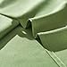 YEMYHOM 100% Polyester Spillproof Tablecloths for Round Tables 60 Inch Indoor Outdoor Camping Picnic Circle Table Cloth (Army Green)