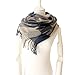Women's Plaid Blanket Long Shawl Big Grid Winter Warm Lattice Large Scarf Wrap