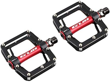 CxIACom 1 Pair Aluminum Alloy MTB Bicycle Road Bike Cycling Anti-Slip Ultralight Pedals