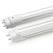Sunco 10 Pack T8 LED Bulbs 4 Foot, LED Fluorescent Tube Replacement, 4ft LED Tube Light, Ballast Bypass, 2200 LM, 18W, 4000K Cool White, Single Ended Power, Clear Lens, UL