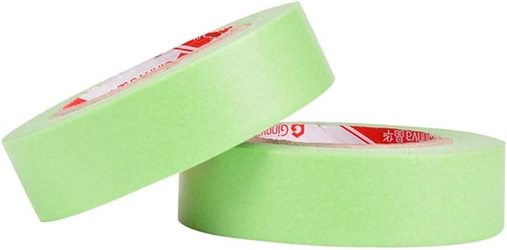 Amazon Co Jp 弱く粘着性のある紙のマスキングテープ7ロール 18mm 18メートル ロール 珪藻土アートペイント屋内ラテックスペイントは壁に損傷を与えない低粘着性テープ防水粘着テープ スポーツ アウトドア