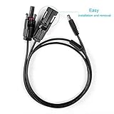 ACOPOWER 220wh Generator DC Adapter 5.5mm x 2.1mm with MC4 Female/Male for Solar Panel Connecting