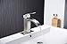 BWE Brushed Nickel Commercial Single Handle One Hole Deck Mount Waterfall Bathroom Sink Faucet Lavatory