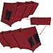 Enerhu Felt Insert Bags Handbag Tote Purse Organizer 10 Pockets Bag in Bag Backpack Travel Storage Pockets Red M