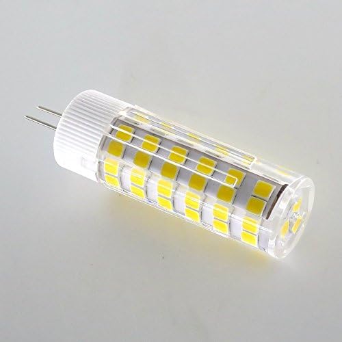 Smartlive 5 pcs pack 6W 12V G4 Base LED light bulb lamp 50 Watt Equivalent Halogen Bulb replacement Warm White 3000k for Chandelier,Indoor Decorative ,Ceiling Fan,Car light