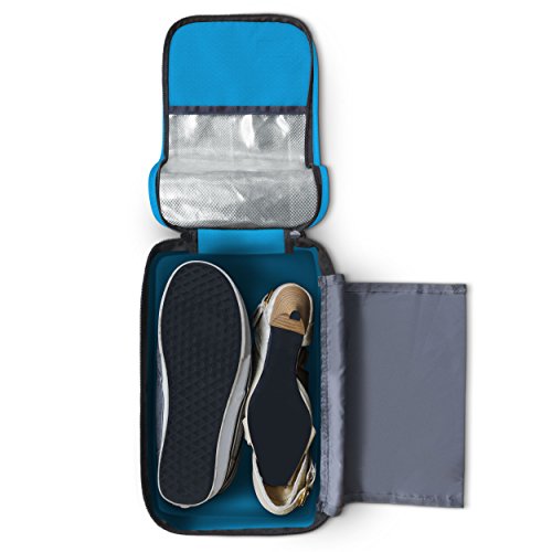 Dot&Dot - Shoe Bag - Convenient Packing System For Your Shoes When Traveling - Space Saver Bag - Protects Your Clothes From Dirt And Smell Of Your Shoes - Easy And Quick Access To Your Shoes While You Travel (Light Blue) - Thumbnail 3