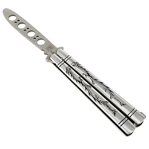 H&S® Dragon Blunt Dull Balisong Butterfly Trainer Knife Pocket Practice
