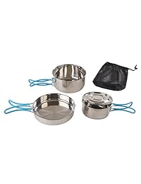 Stansport Set de cocina de acero inoxidable