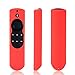 Case for Fire TV or TV Stick Remote,Rukoy Protective Case for 5.9'' Amazon Fire TV or Fire TV Stick Remote with Alexa Voice(Red)