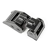 Rugged Ridge 11210.17 2007-2018 Jeep Wrangler JK Textured Black Aluminum Hood Catch Set