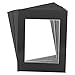 US Art Supply Art Mats Acid-Free Pre-Cut 11x14 Black Picture Mat Matte Sets. Includes a Pack of 10 White Core Bevel Cut Mattes for 8x10 Photos, Pack of 10 Backers & 10 Clear Sleeve Bags