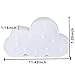 KiBlue Cloud Lamp Cloud Decorations Cloud Decor Night Light Lamp Battery Operated Table Cloud Lamp Light for Party Supplies-Wall Decoration for Kids' Room,Living Room,Bedroom (White Cloud)
